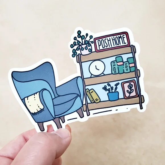 LB079 STICKERS Custom Personalizable Posh Home Poshmark Stickers [Price Firm] - Picture 9 of 12